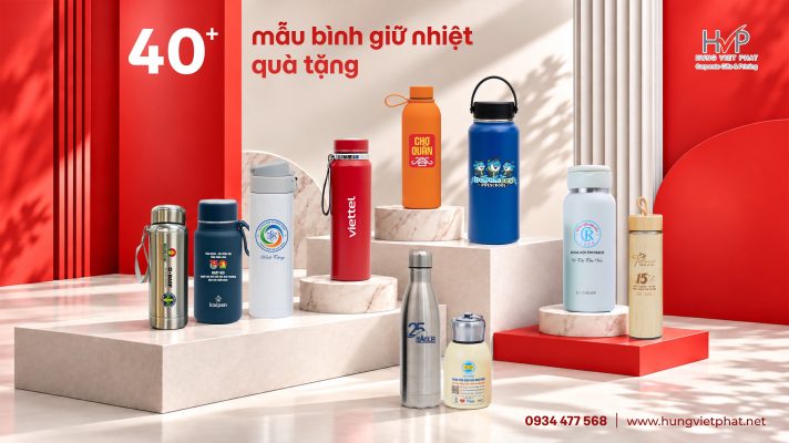 40 mẫu bình giữ nhiệt in logo