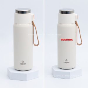 Bình giữ nhiệt inox 304 AR35 trước sau in logo