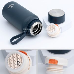 Bình giữ nhiệt inox Kalpen DA06 nắp lọc trà