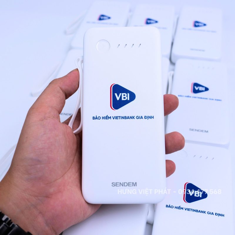 Sạc dự phòng in logo