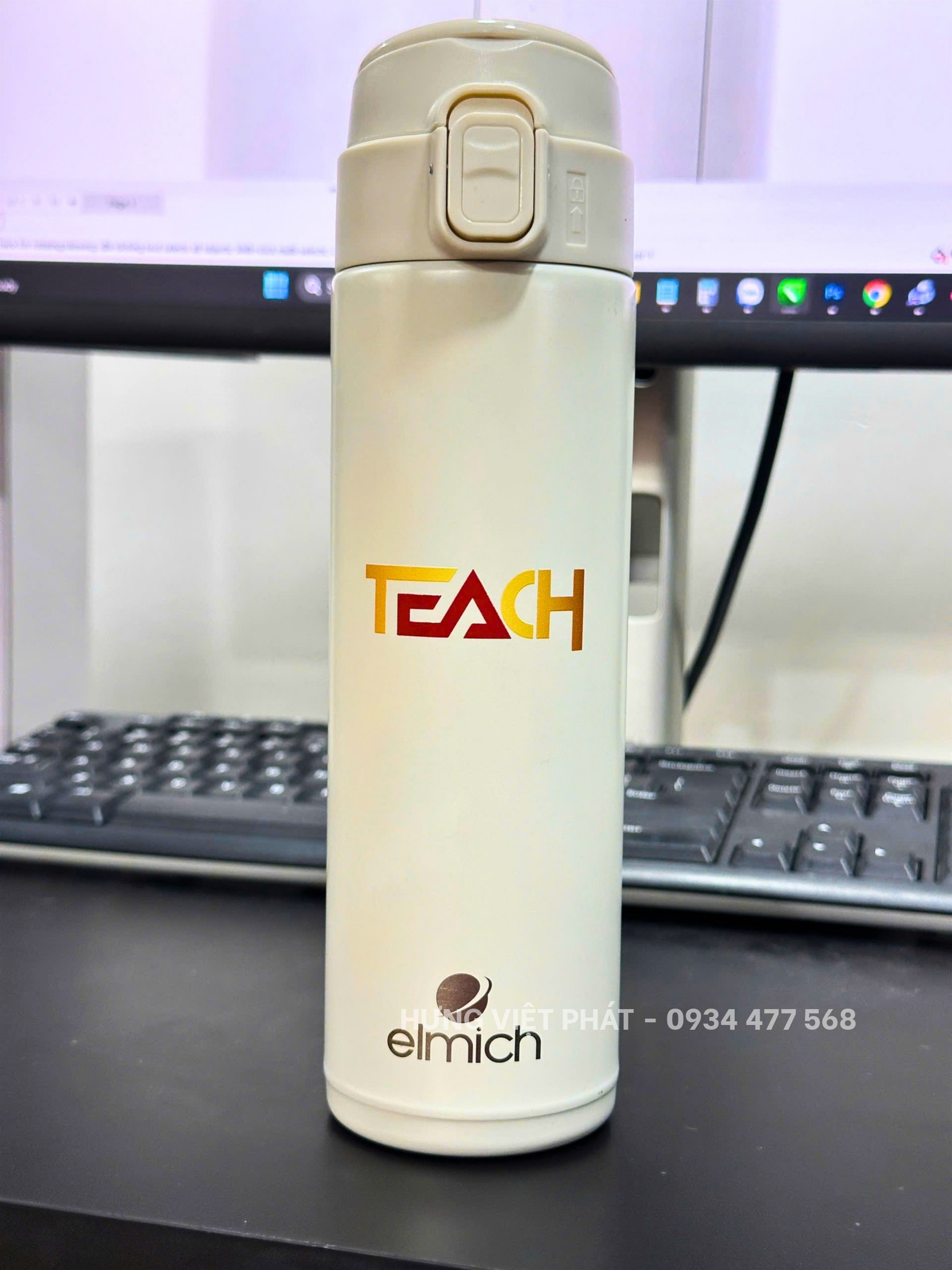 bình giữ nhiệt Elmich in logo theo yêu cầu