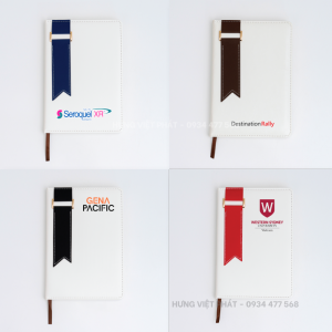 Sổ tay in logo SDG 005 theo màu nhận diện
